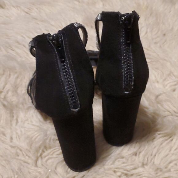 Sequin prom dance style heels size 8 - Picture 4 of 11